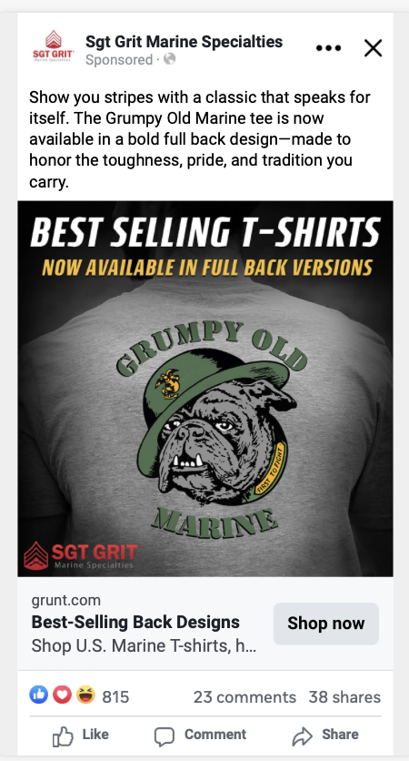 Meta Creative Example 1